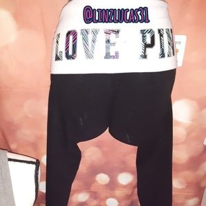 PINK VICTORIA SECRET SZXS CAPRIS, EUC